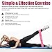 Resistance Bands, Booty Bands 3 Sets for Legs and Butt Exercise Band Fitness Bands Resistance Loops Hip Thigh Glute Bands Non Slip Fabric Elastic Strength Squat Band Workout Beginner to Professional