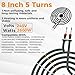 Romalon 316442301 Electric Range Burner Replacement Parts for 8''Coil Surface Element Replaces MP26YA 1465861 AP4356467 PS2339242 (8''5 Turns)