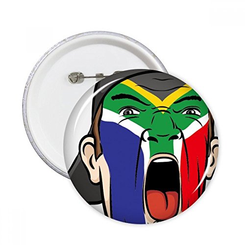 Peinture faciale Afrique du Sud badge round pour maquillage