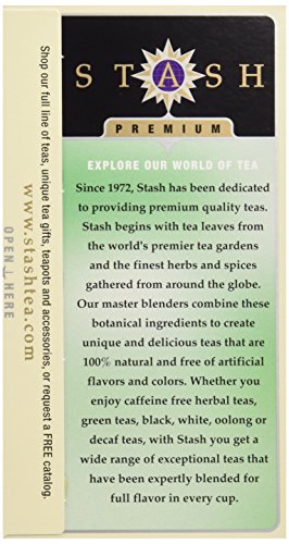 Stash, Fusion Green & White Tea, Tea Bags, 18 Ct #TOP3
