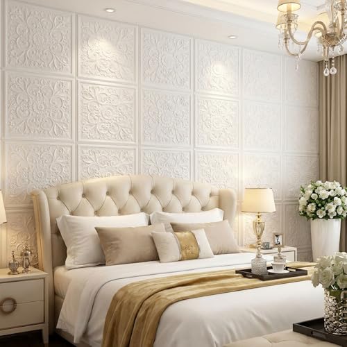 Azulejos de techo decorativos en espuma autoadhesiva para transformar salas y despachos 4