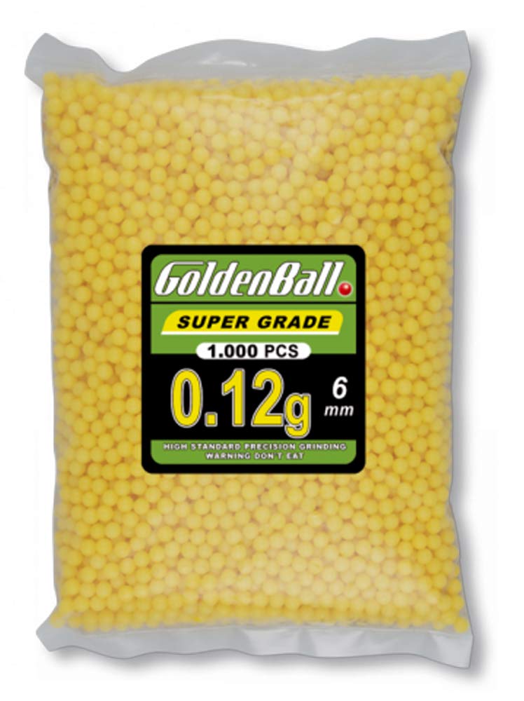 Goldenball Bolsa 1000 Bolas 0,12 g Paintball Airsoft Softball Tiro Deportivo y recreativo Camping Outdoor 35058