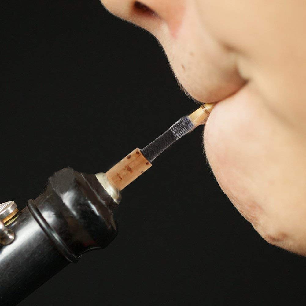 Bnineteenteam Ance per Oboe Ance Medio morbide di Alta qualità Ance per obo Sughero Reed Parti per Strumenti a fiato con Manicotto a Tubo Trasparente
