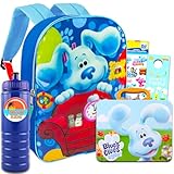 Blue's Clues Backpack and Lunch Box for Kids - Bundle with Blue's Clues Backpack, Blue's Clues Lunch Tin with Puzzle, Water Bottle, Stickers, More | Blue's Clues School Backpack Set