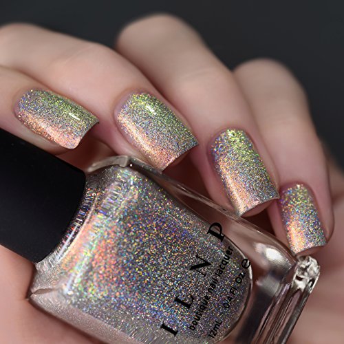 Image of ILNP Fired Up - Fiery Orange to Green Color Kissed Ultra Holo Nail Polish