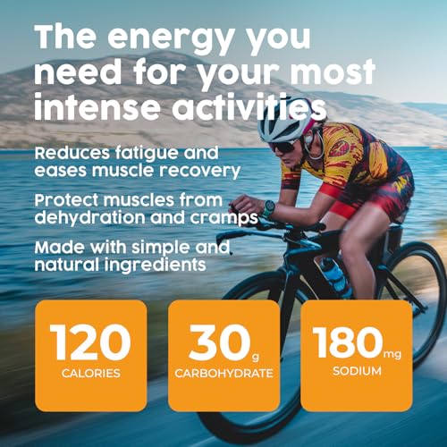 Image of Krono Nutrition Energy Gel - Sports Nutrition - Made with Natural Ingredients - 24 Count (Salted Caramel)