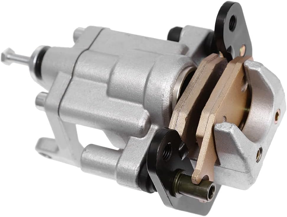 Rear Brake Caliper With Pads replacement For Yamaha UTV Rhino 660 YXR660 4x4 2004-2007, replacement for Rhino 450 2006-2009