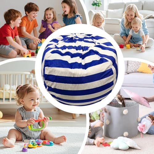 Pouf siège porte-jouets pour libérer de l'espace dans une chambre - 5