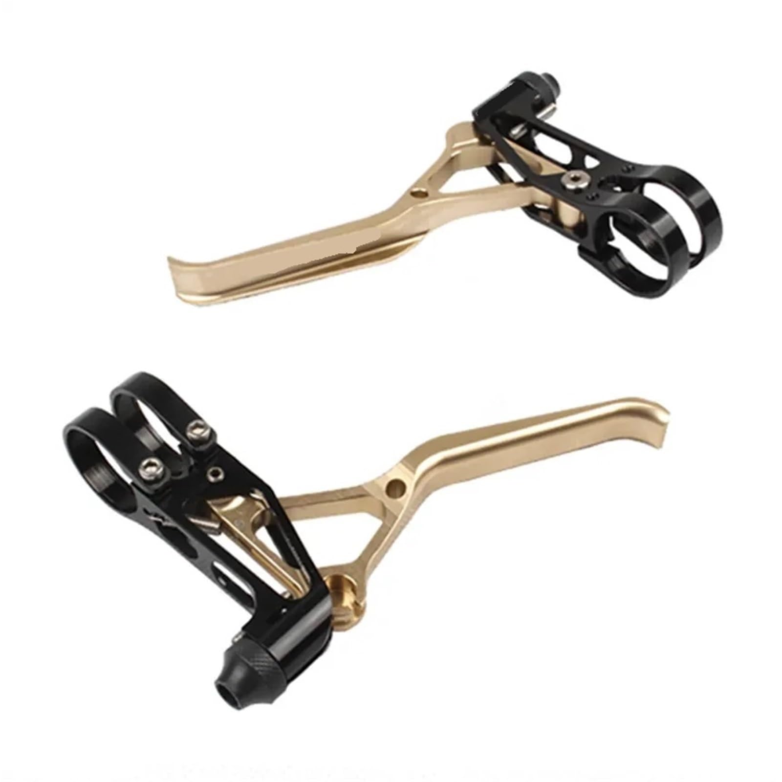 Wzutbccs Gold Bmx & Folding Bike Brake Lever, Cnc Ultralight 64G V Brake Handle For 14/16/20 Inch,Part(Gold)