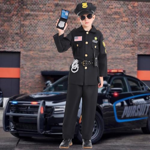 Disfraz de Policía para Niños Talla M 7-8 Años miniatura 4