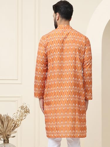 Image of SOJANYA (Since 1958 Men's Exquisite Silk Blend Kurta Elevate Your Festive Look-Crafted for Excellence