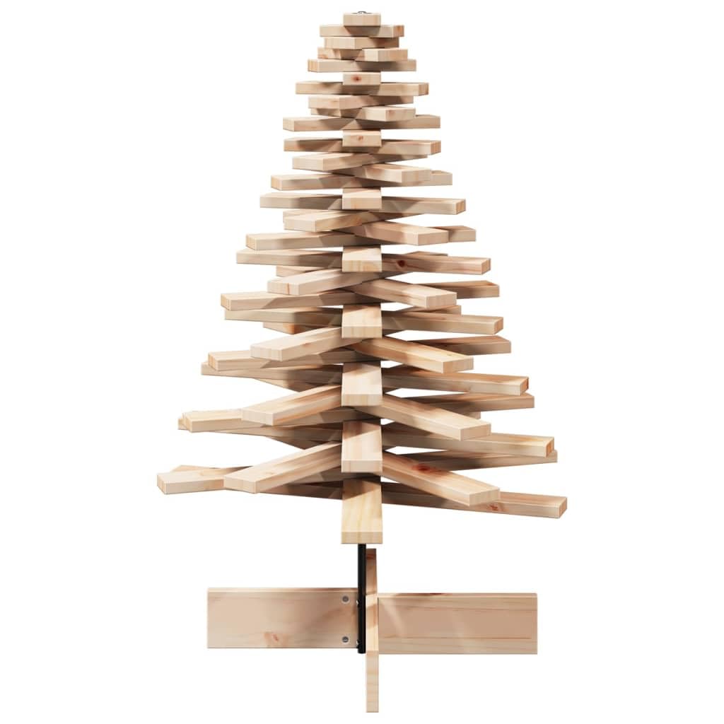 vidaXL Arbre de Noël en Bois pour décoration 100 cm Bois Massif de pin