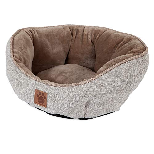 Precision Pet Snoozzy Rustic Elegance Clamshell Bed Buff #TOP1