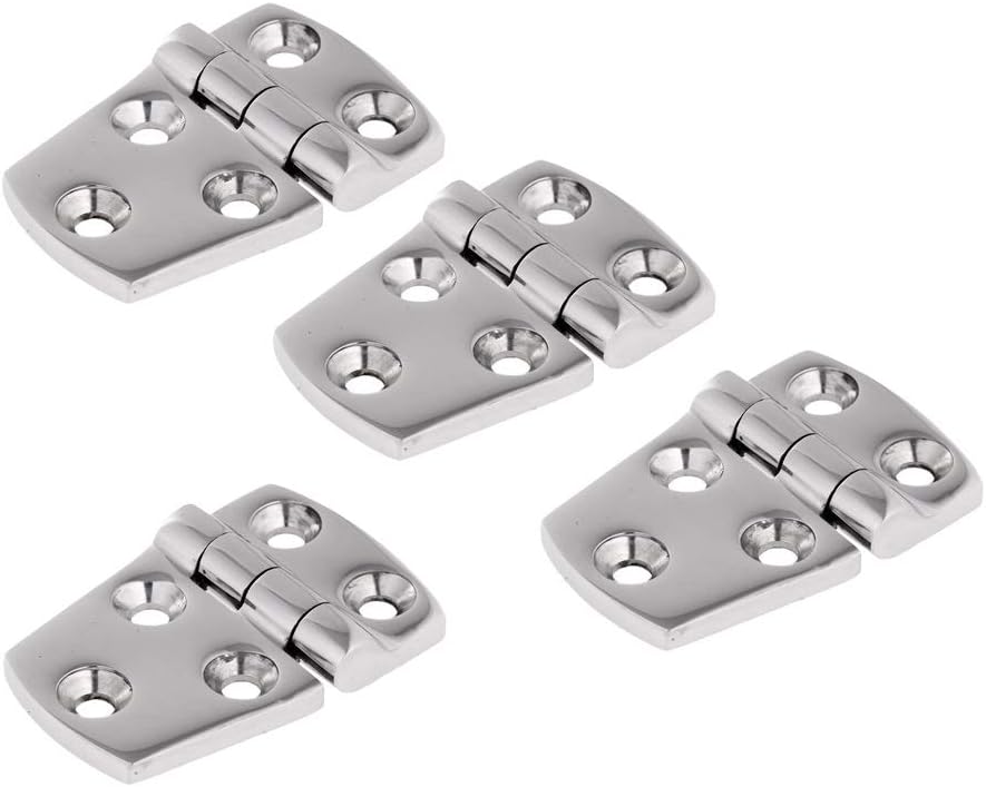 4pcs Marine Grade 316 Stainless Steel Short Side Door Hinge for Boats RV