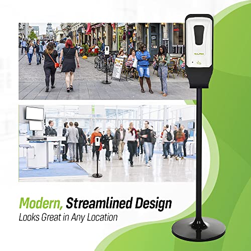 Image of Alpine Automatic Touchless Hand Soap Dispenser Liquid Sanitizing Station - Smart Sanitizer with Sturdy Floor Stand for Commercial /Home /Office /Hotel /Church /School Use, Soap Capacity 1200ml