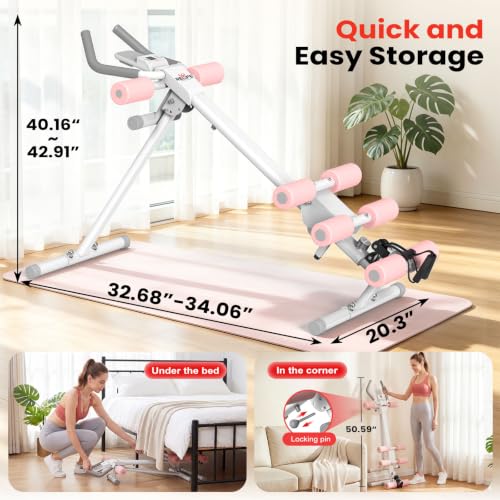 RELIFE REBUILD YOUR LIFE AB Workout Machine Adjustable Ab Trainer Machine - image 8
