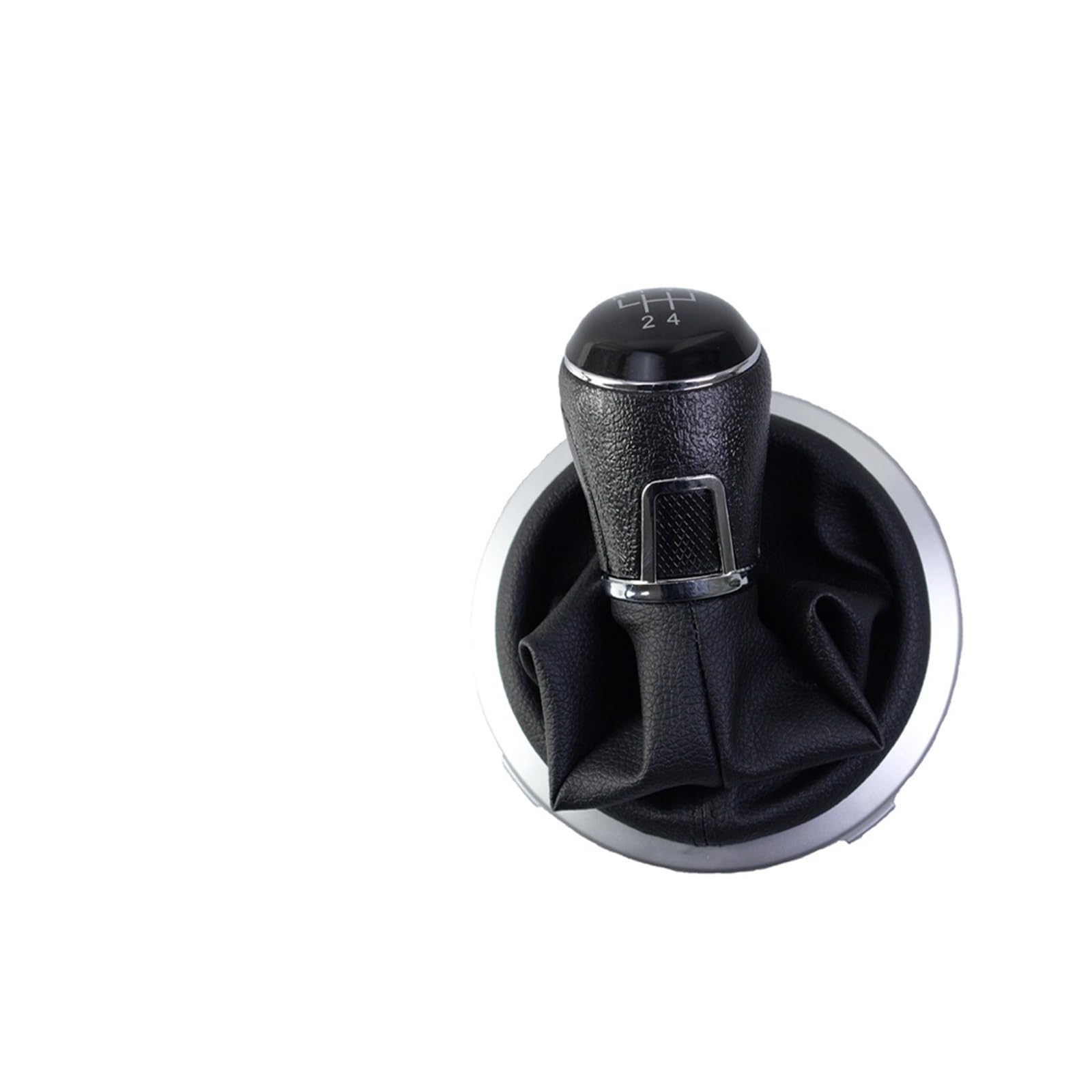 Rbevcrr Silver 5 Speed Car Shift Lever Knob For Vw For Gol For G4 For G5 Models Shift Knob Cover Stick Shifter Pen(Silver 5 Speed)