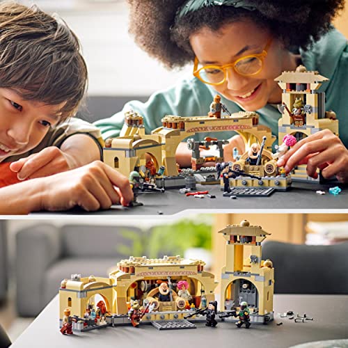 LEGO 75326 Star Wars Boba Fetts Thronsaal, Spielzeug-Haus zum Bauen mit Jabbas Palast und 7 Minifiguren, darunter Boba Fett, Fennec Shand und Bib Fortuna, Modell-Gebäude für Kinder ab 9 Jahren – Bild 6