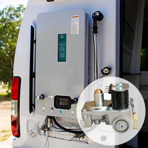 Image of 161109 RV Water Heater Gas Control Valve Part For Control Hot Water, Replaces 525042 Gas Valve, Compatible with Suburban RV Water Heater 4 /6 /10 /12 /16 Gallon SW Series Parts