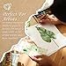 Winsing A4 Mulberry Paper 25 Sheets for Decoupage, 8.5 x 11.6inches Rice Paper for Crafts, Handmade Natural Fiber Mulberry Paper for Crafting, Printing, Writing,Painting