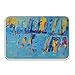 Produktbild hdyefe Welcome Front Door Mat, Outdoor Indoor Bedroom Kitchen Door Mat Rug, 16X24 Inches - Blue Water fine 6807
