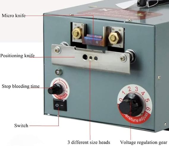 Automatic Chicken Debeaking Machine, Electric Poultry Debeaking Machine Electric Chick Beak Cutter Chicken Beak Removing Machine with 2 Blades, Poultry Chicken Beak Cutter Reduce Feed Wastage