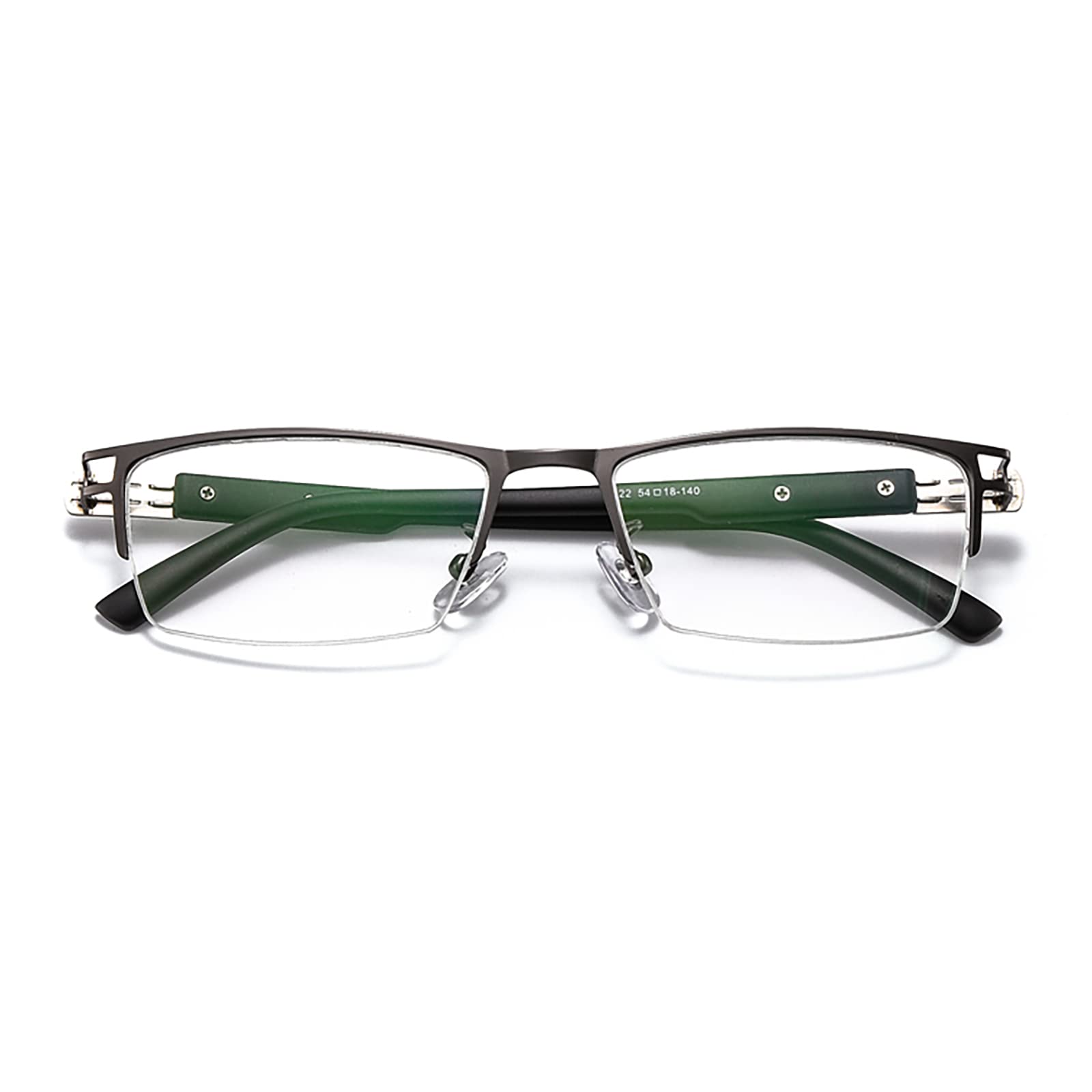 Blaulichtblockierende Lesebrille, Weit Und Nah Farbwechselnde Anti-Ermüdungsbrille Für ältere Menschen, Ideal Zum Lesen, Arbeiten, Einkaufen(Size:+2.50,Color:Waffenfarbe)
