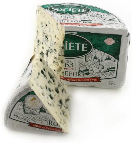 Roquefort Cheese AOP Societe Bee - Whole Foiled Half Moon (3 pound)