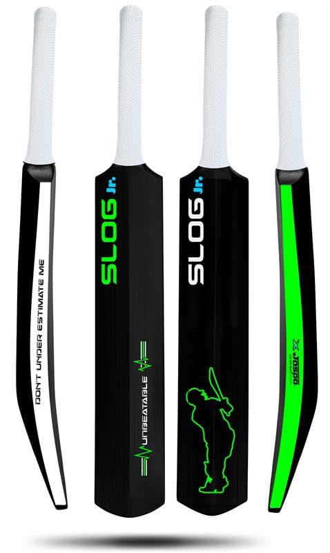 Jaspo SLOG Plastic Tennis Cricket Bat Junior Size Bat (28 inch) for All Age Group (SLOG Cricket BAT) (SLOG Junior (Upto 10 Years))