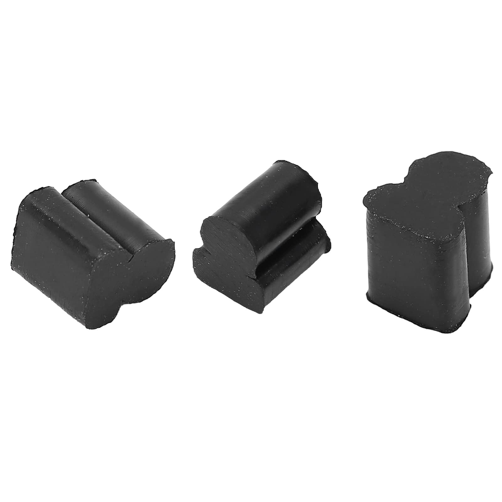 Jiayouy Dia 4mm Valve Rotor Rubber Buffering Stop For French Horn Euphonium Tuba Trombone Black 20pcs