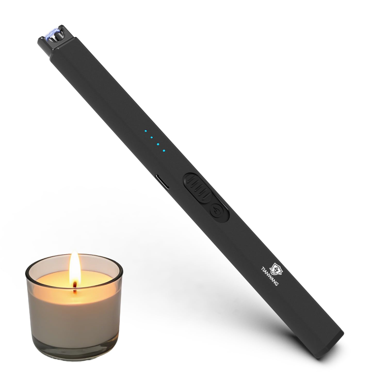 Elegant Electric Candle Lighter for Women with USB-C Charging Portable and Easy to Use Stylish Arc Lighter for