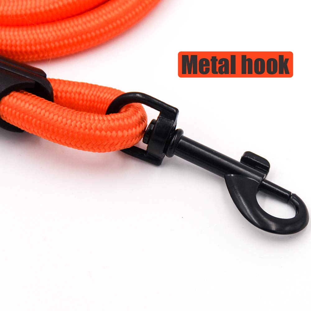 Guinzaglio per cani doppia corda in nylon da passeggio due cani accoppiatore guinzaglio doppio doppio guinzaglio da passeggio collare opzionale corda per tirare 1 pezzo nero corda M 0,8 cm