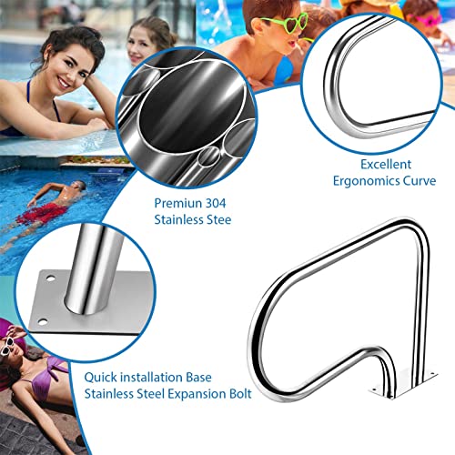 Baranda para piscina acero inoxidable 1.2 mm miniatura 2