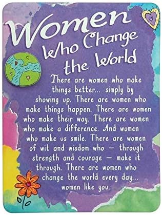 Blue Mountain Arts “For Her” Magnet with Easel Back—Gift for a Mom, Daughter, Sister, Friend, Wife Grandmother, or Any Woman, 4.9 x 3.6 Inches (Women Who Change the World)