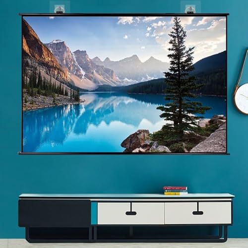 Pantalla retráctil para proyector 72 pulgadas 16:9 miniatura 6