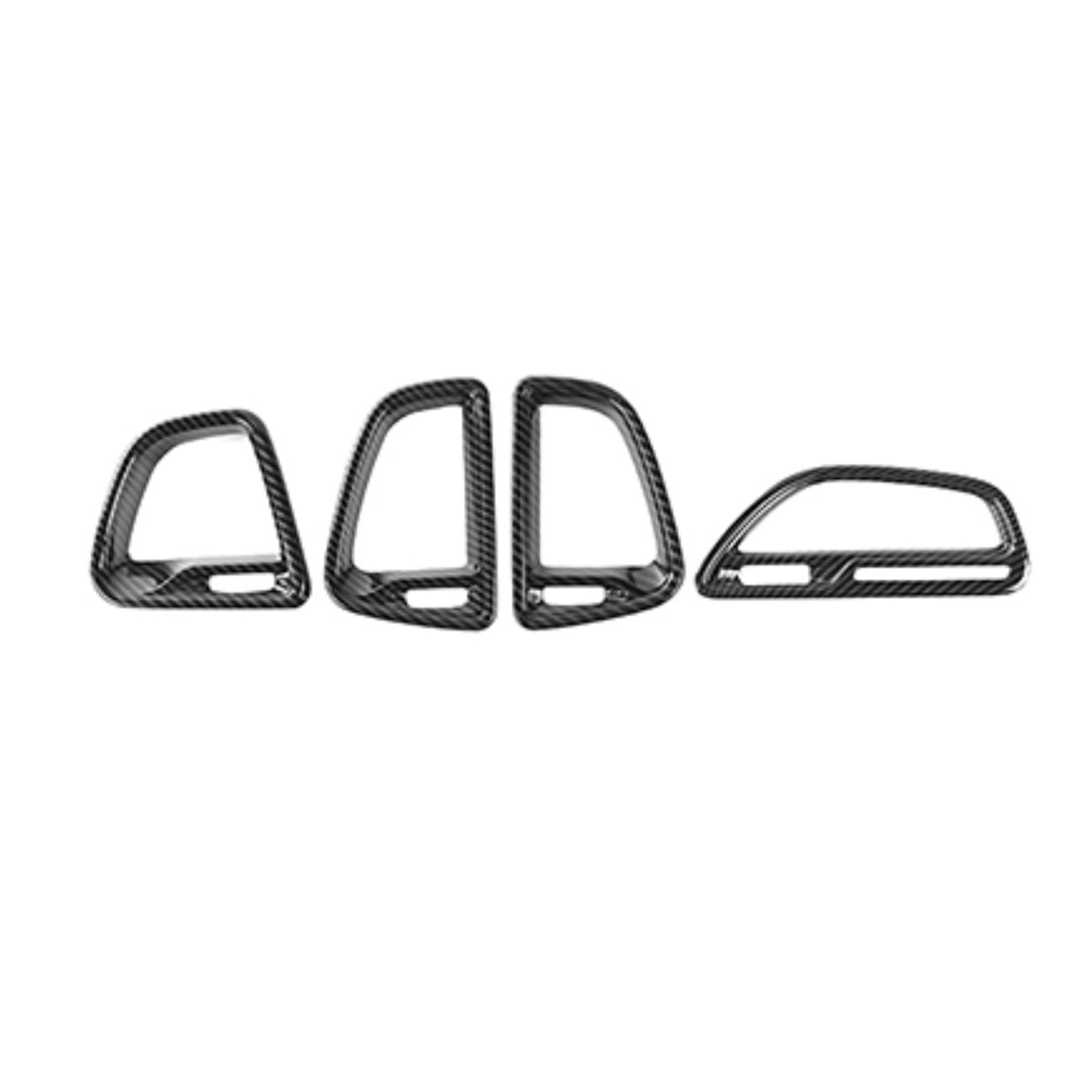 Center Control Grain Gear Shift Navigations Tail Light Accessorie Decoration Cover Compatible for Dodge Challenger 2015 UP Carbon Fiber(Type15)