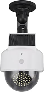 Brrnoo Solar Dummy Fake Camera with Red Flashing LED Light, Outdoor Security Surveillance Simulated Camera for Indoor and Price In India