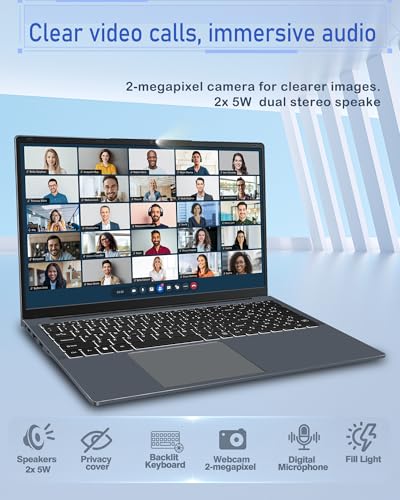 Image of MYW 17.3 inch Laptop Computers, 3500U (Up to 3.7GHz),8GB DDR4 RAM 512GB SSD,1920 * 1080, Type-C(Date), WiFi5,BT,RJ45,Dual Stereo Speakers, Backlit Keyboard