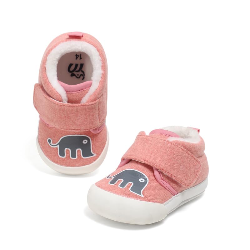 TopiBaaz Sneakers for Baby Boys and Girls l Anti-Skid l Rubber Sole l Non Slippery Kids Shoes (Peach12,0-3 M) (B0D8LD8HBX) Amazon Price History, Amazon Price Tracker