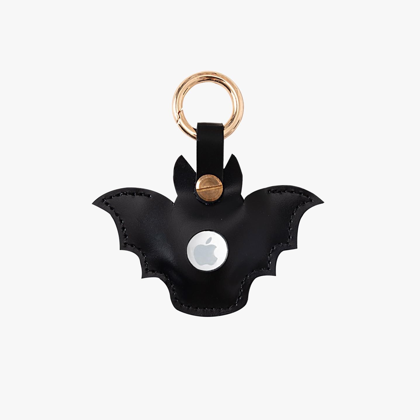 Genuine Leather Apple Air tag Holder, Air Tag Case GPS Tracker, Air tag Keychain Accessories, GPS Case with Key Ring for Key Chain,Wallet,Luggage,Cat,Dog,Pets