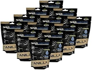 Banks Outdoors Wild Water Whitetail Mineral Supplement & Attractant for Nourishing and Attracting Deer & Encouraging Antler Growth, Vanilla (12 Pack)