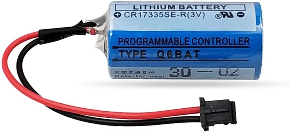 Amazon.co.jp: (10個入り) Q6BAT CR17335SE-R 3V 1800mAh PLC 交換用