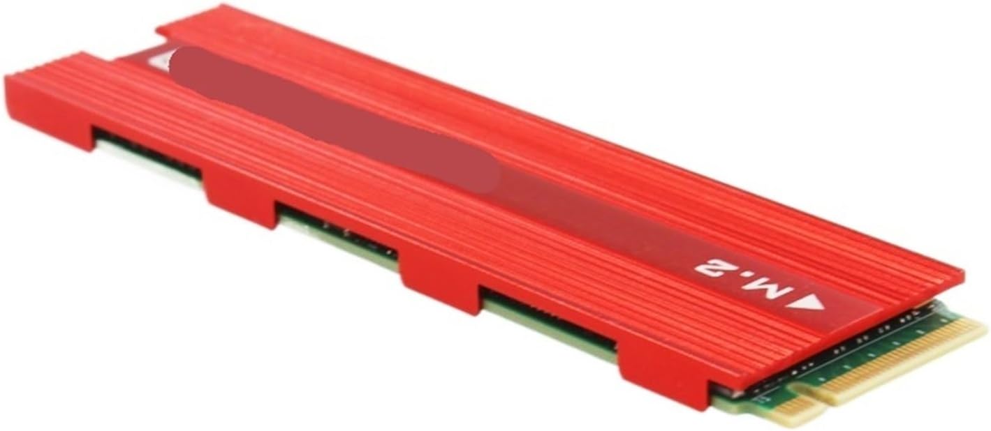 1pcs Red Heat Sink M.2 U. Aluminum Spreader Cooler