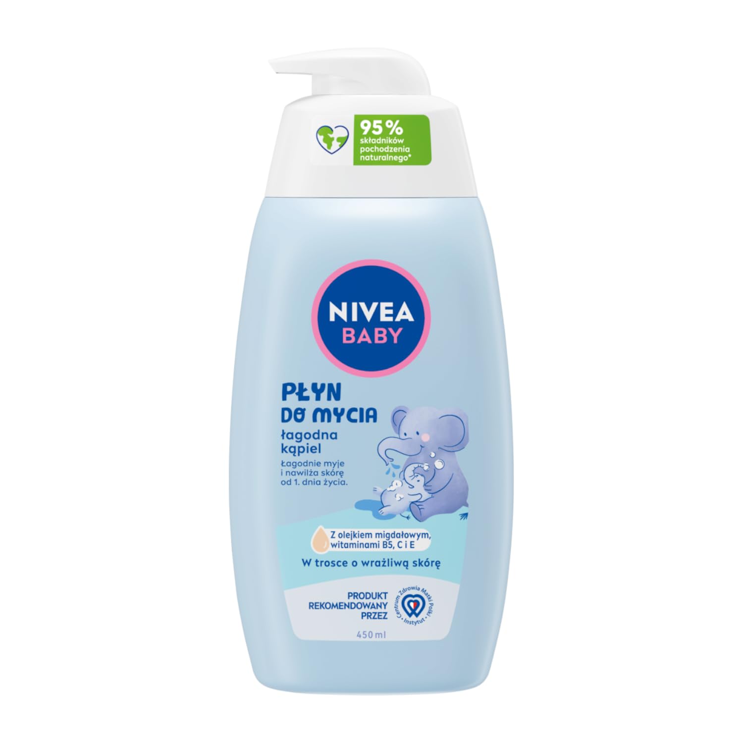 NIVEA BABY Cleansing liquid mild bath, 450 ml