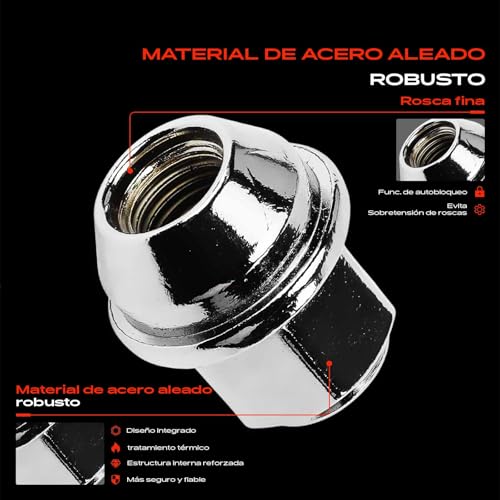Tuerca de rueda Frankberg compatible con Fiesta VI cojinete ACPA1012DXA 6