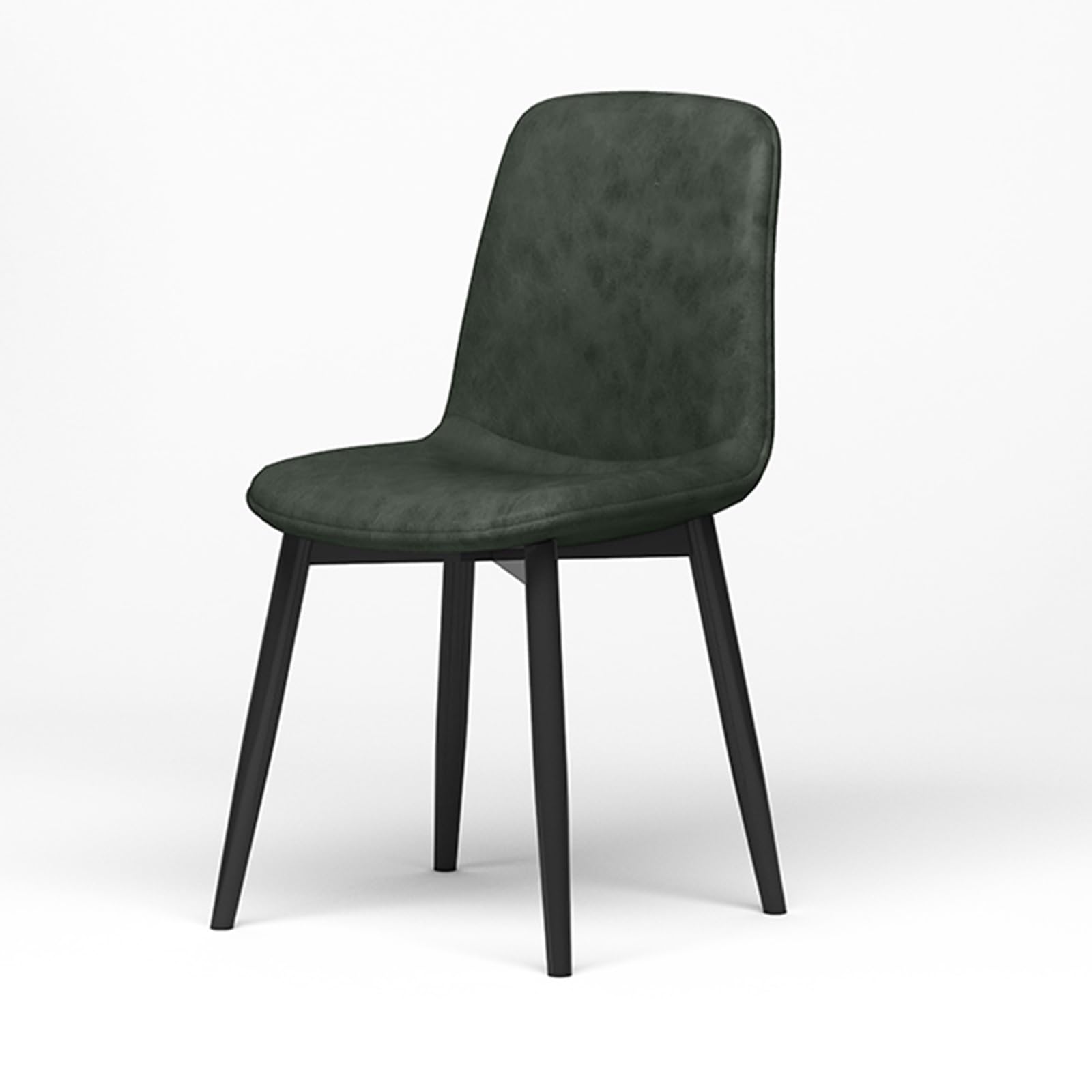 Ensemble table et chaises de salle à manger vertes pour salon moderne