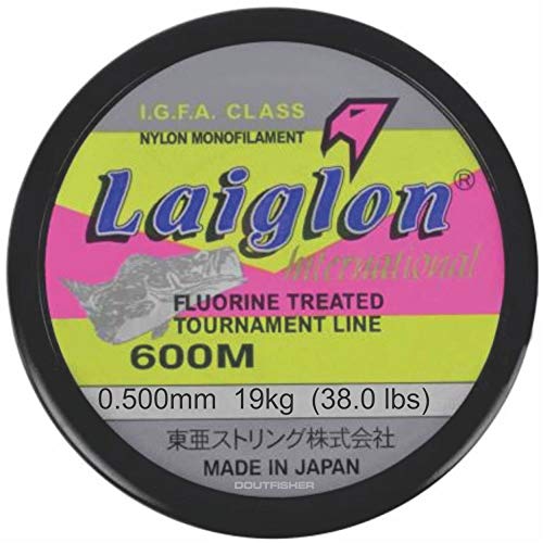 Linha Laiglon 0,405mm (25,0 Lbs - 12,5 kg) 600m - Amarela