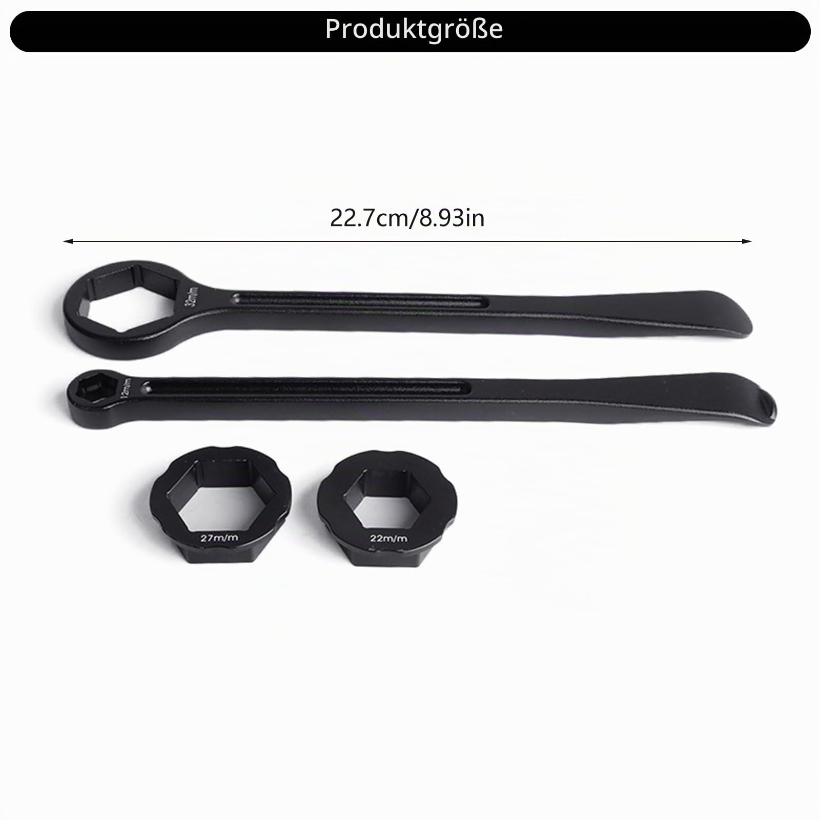 Verbessertes Motorrad-Reifen-Montagewerkzeug, Reifenheber, Schraubenschlüssel für Motorrad, Roller, Aluminium-Reifenwerkzeug