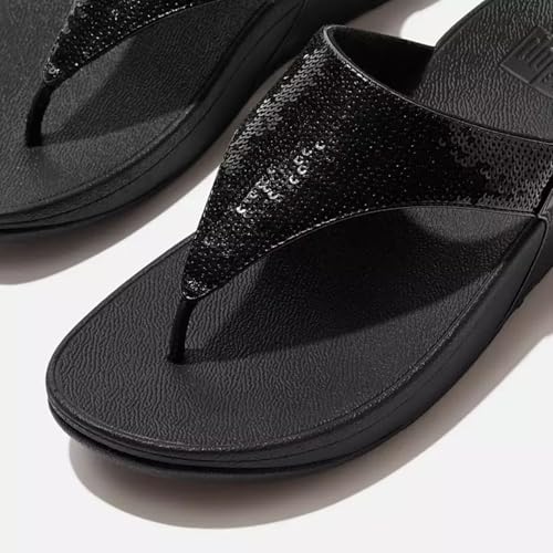 Image of FitFlop Women's, Lulu Sequin Thong Sandal