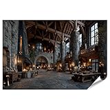 islandburner Póster Premium Majestuoso Escena de Forja Mural Salón para amantes de la artesanía - Estándar